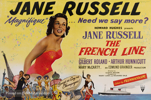 The French Line - British Movie Poster
