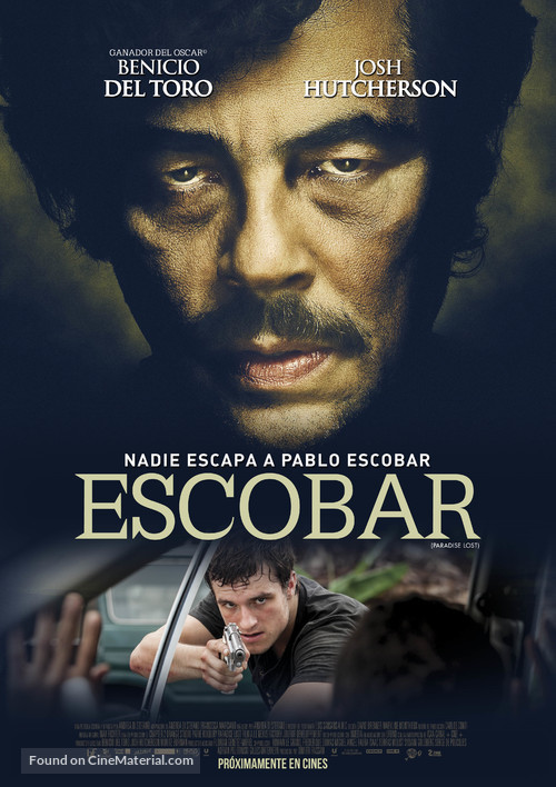 Escobar: Paradise Lost - Chilean Movie Poster