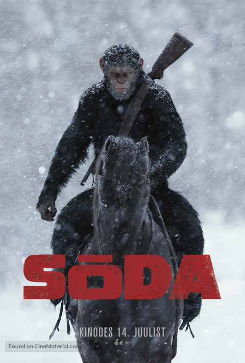 War for the Planet of the Apes - Estonian Movie Poster