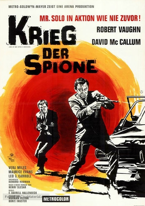 One of Our Spies Is Missing - German Movie Poster