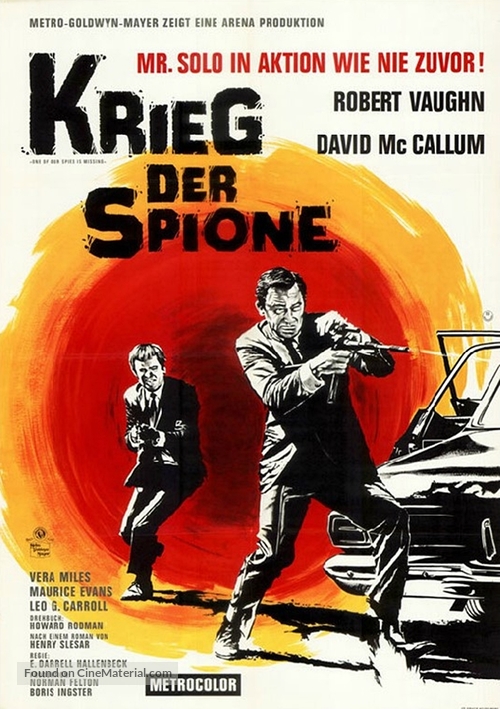 One of Our Spies Is Missing - German Movie Poster