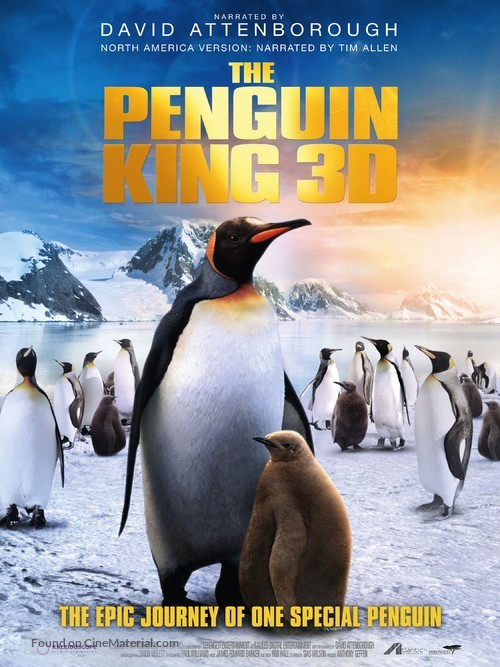 The Penguin King 3D - British Movie Poster