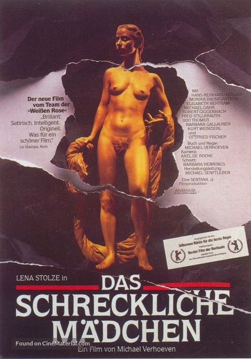 Das schreckliche M&auml;dchen - German Movie Poster