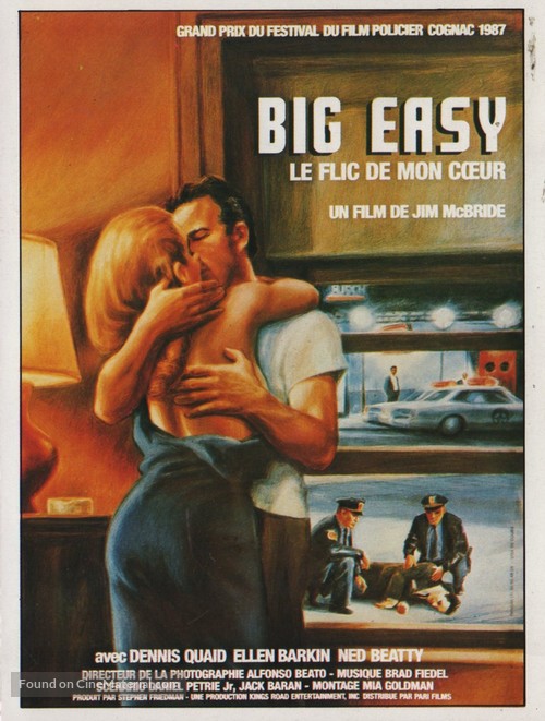 The Big Easy - French Movie Poster