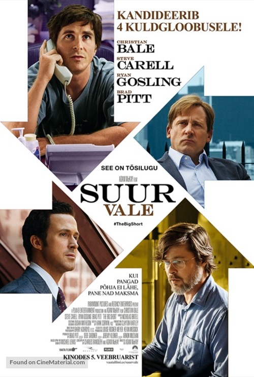 The Big Short - Estonian Movie Poster