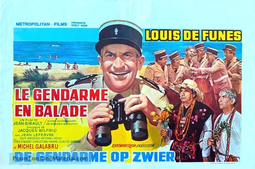 Le gendarme en balade - Belgian Movie Poster