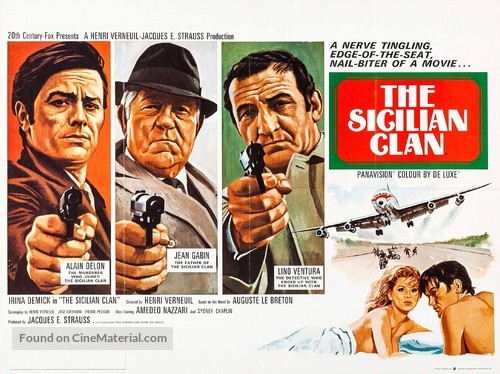 Le clan des Siciliens - British Movie Poster