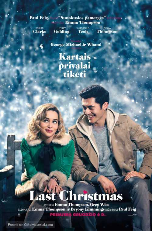Last Christmas - Lithuanian Movie Poster