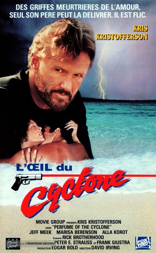 Night of the Cyclone - French VHS movie cover