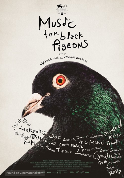 Music for Black Pigeons - Danish Movie Poster