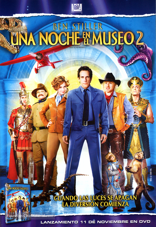 Night at the Museum: Battle of the Smithsonian - Argentinian DVD movie cover