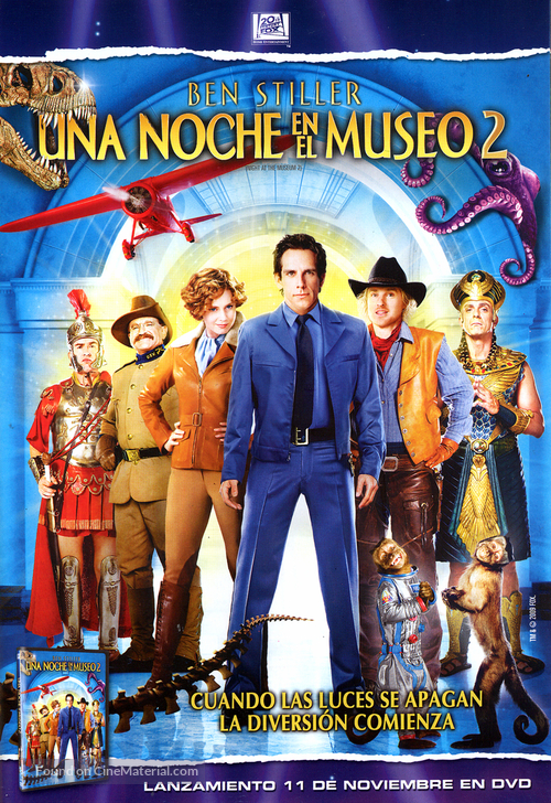 Night at the Museum: Battle of the Smithsonian - Argentinian DVD movie cover