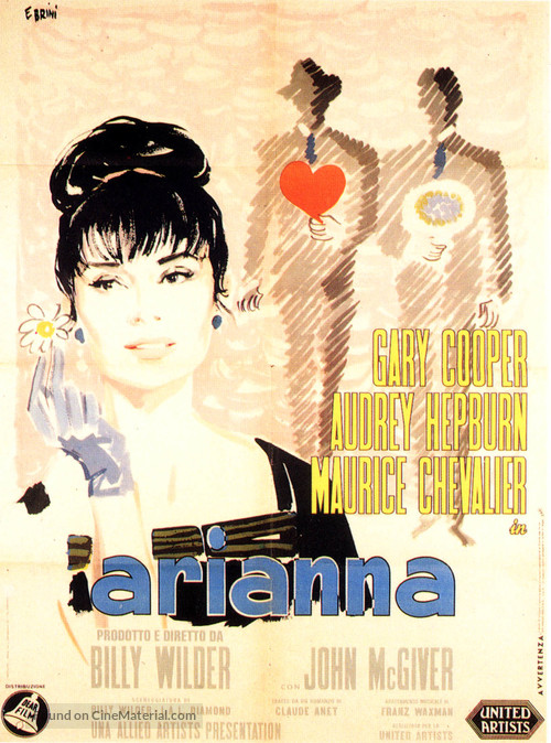 Love in the Afternoon - Italian Movie Poster