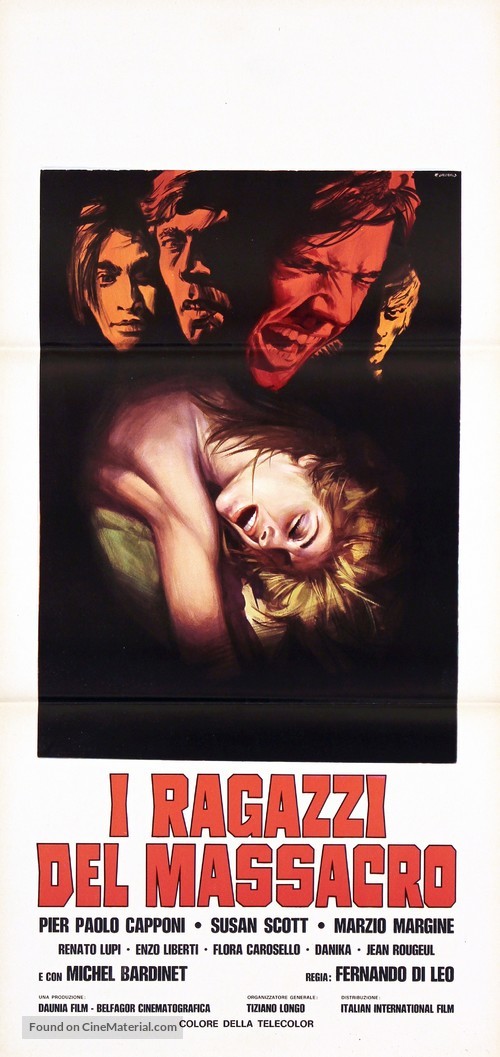 I ragazzi del massacro - Italian Movie Poster