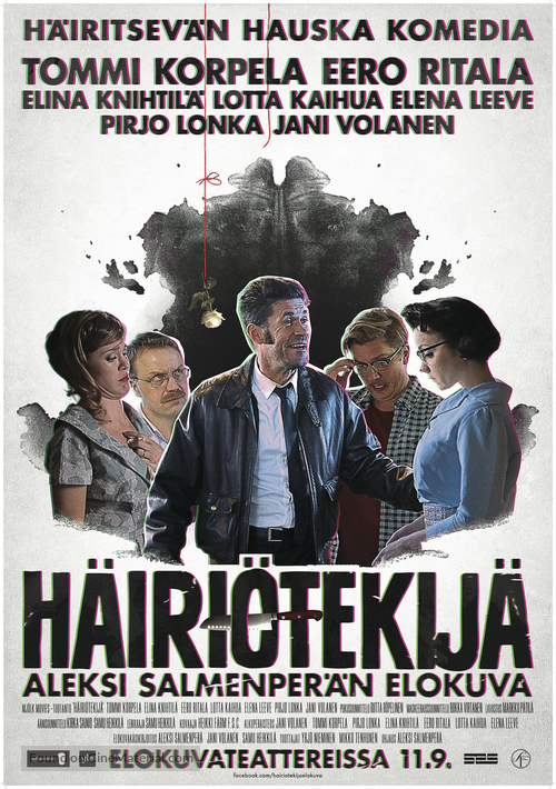 H&auml;iri&ouml;tekij&auml; - Finnish Movie Poster