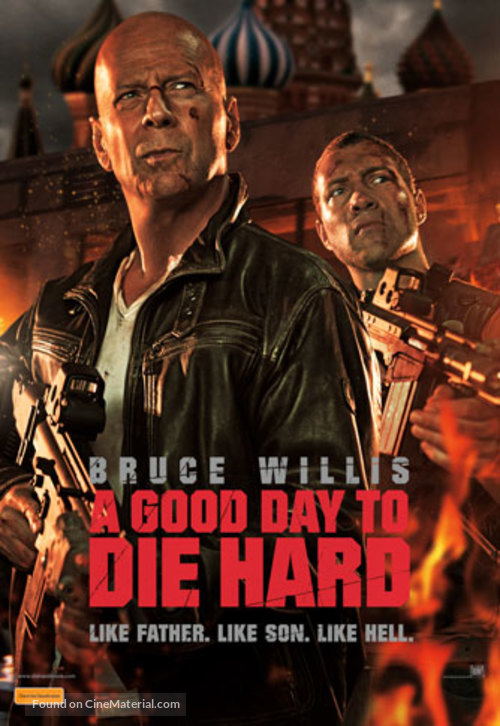 A Good Day to Die Hard - Australian Movie Poster