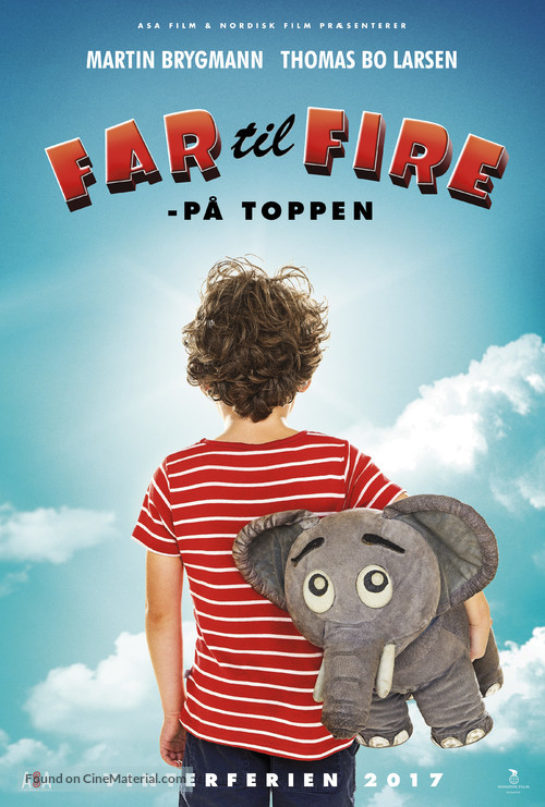 Far til Fire p&aring; toppen - Danish Movie Poster