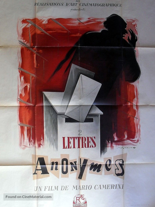 Due lettere anonime - French Movie Poster