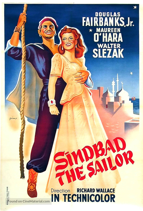 Sinbad the Sailor - French Movie Poster