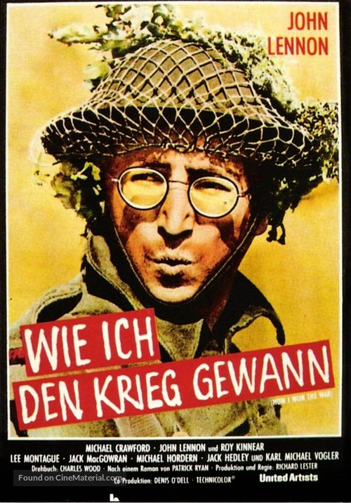 How I Won the War - German Movie Poster