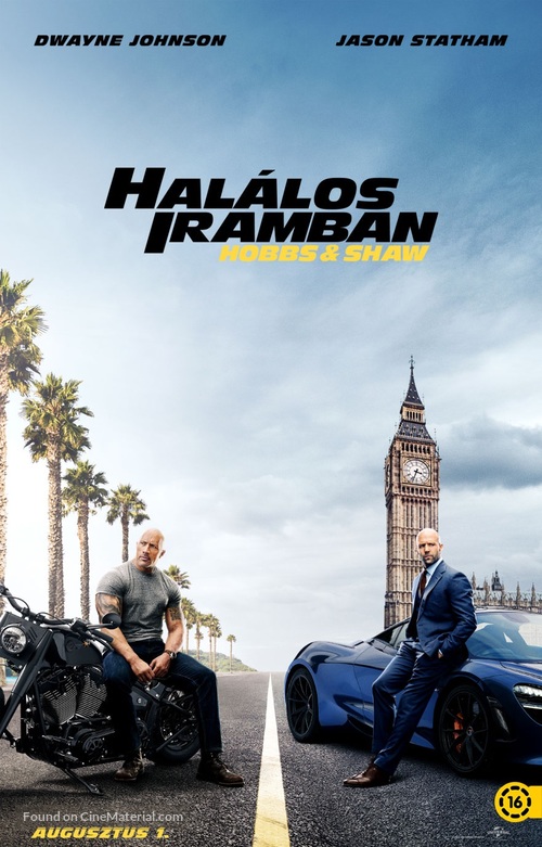 Fast &amp; Furious Presents: Hobbs &amp; Shaw - Hungarian Movie Poster