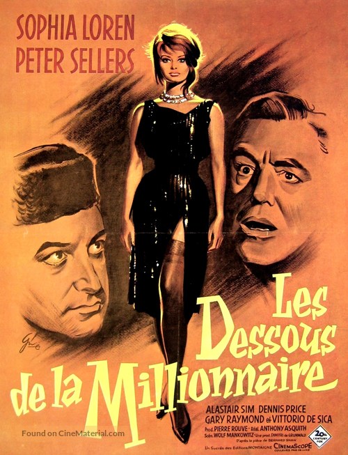 The Millionairess - French Movie Poster