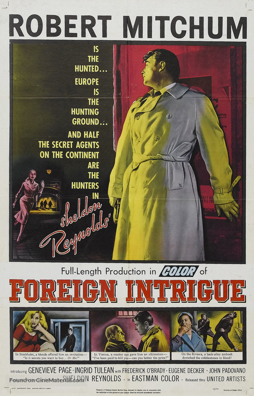Foreign Intrigue - Theatrical movie poster