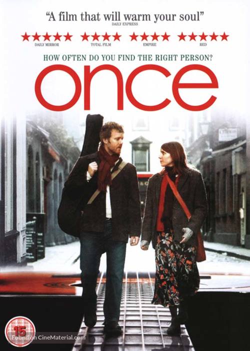 Once - British DVD movie cover