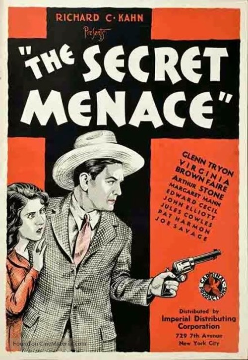 The Secret Menace - Movie Poster