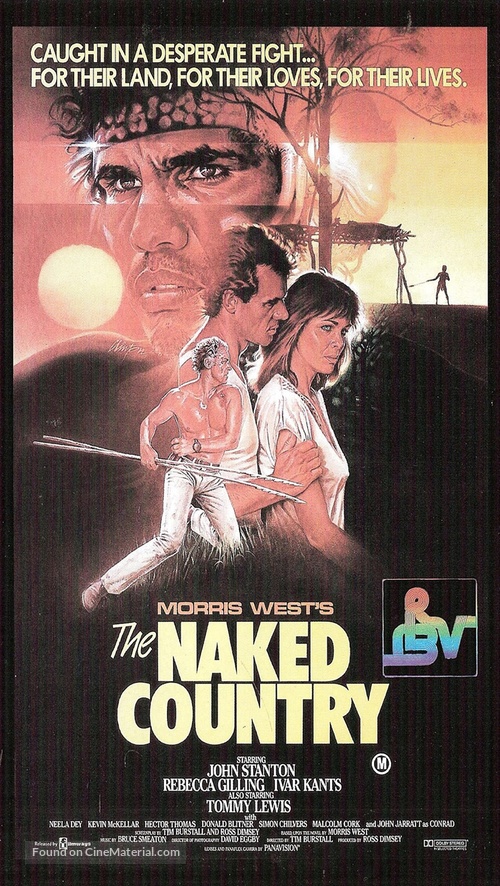 The Naked Country - Belgian VHS movie cover