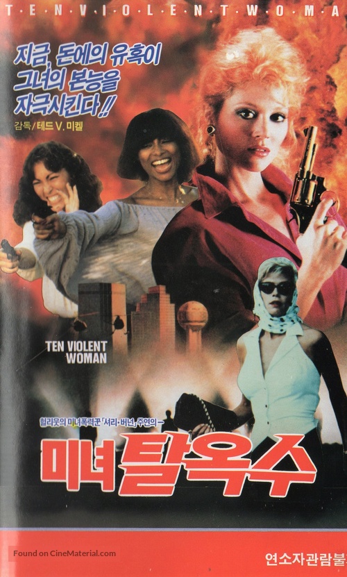 Ten Violent Women - South Korean VHS movie cover