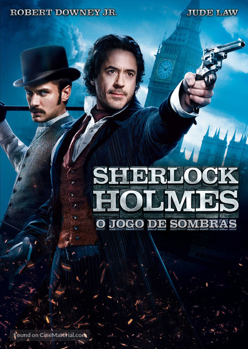 Sherlock Holmes: A Game of Shadows - Brazilian DVD movie cover