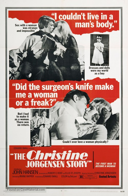 The Christine Jorgensen Story - Movie Poster