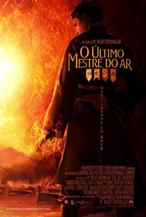 The Last Airbender - Brazilian Movie Poster