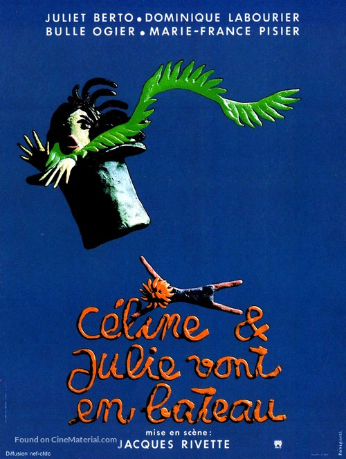 C&eacute;line et Julie vont en bateau - French Movie Poster