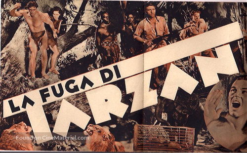 Tarzan Escapes - Italian Movie Poster