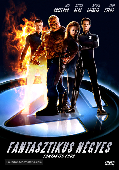 Fantastic Four - Hungarian DVD movie cover