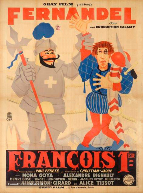 Fran&ccedil;ois Premier - French Movie Poster