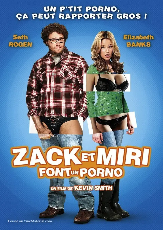 Zack and Miri Make a Porno - French Movie Poster