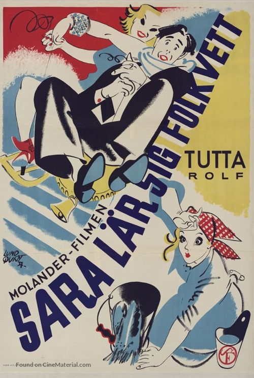 Sara l&auml;r sig folkvett - Swedish Movie Poster