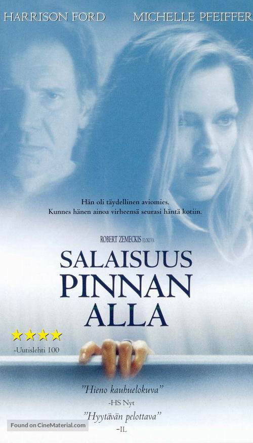 What Lies Beneath - Finnish VHS movie cover