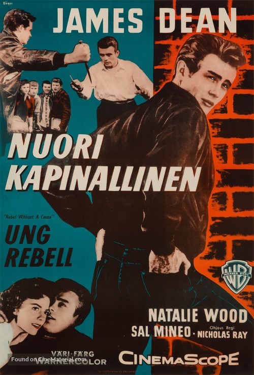 Rebel Without a Cause - Finnish Movie Poster
