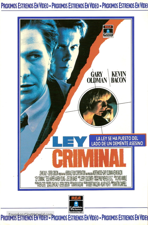 Criminal Law - Spanish Movie Poster