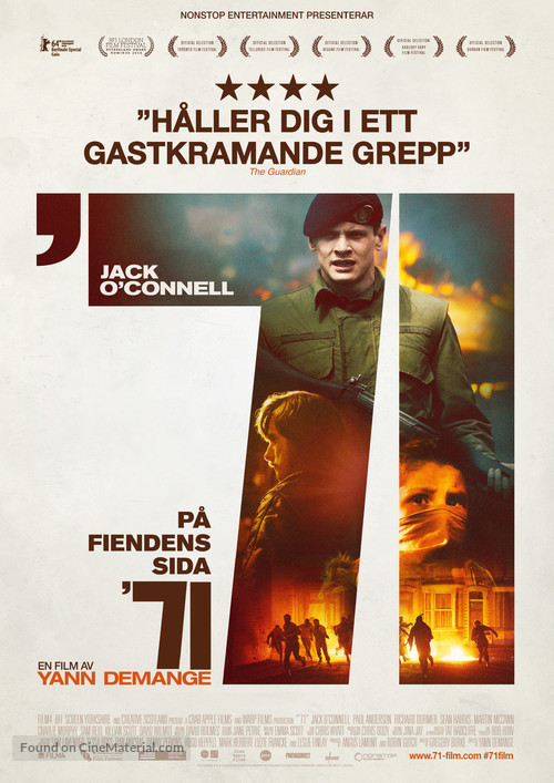 &#039;71 - Swedish Movie Poster