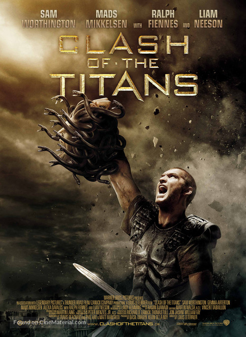 Clash of the Titans - Danish Movie Poster