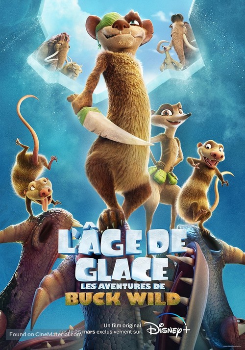 The Ice Age Adventures of Buck Wild - French Movie Poster