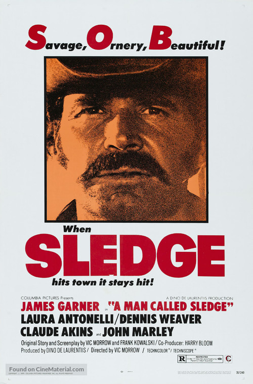 A Man Called Sledge - Movie Poster