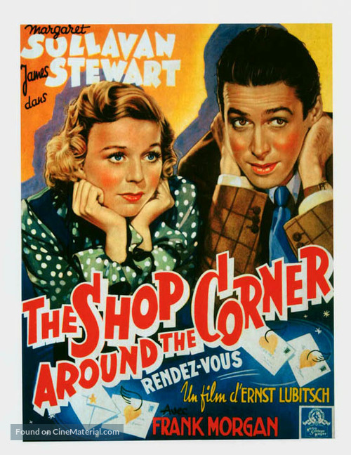 The Shop Around the Corner - Belgian Movie Poster