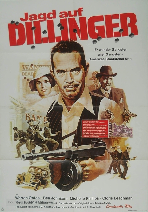 Dillinger - German Movie Poster