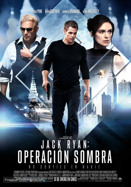 Jack Ryan: Shadow Recruit - Spanish Movie Poster